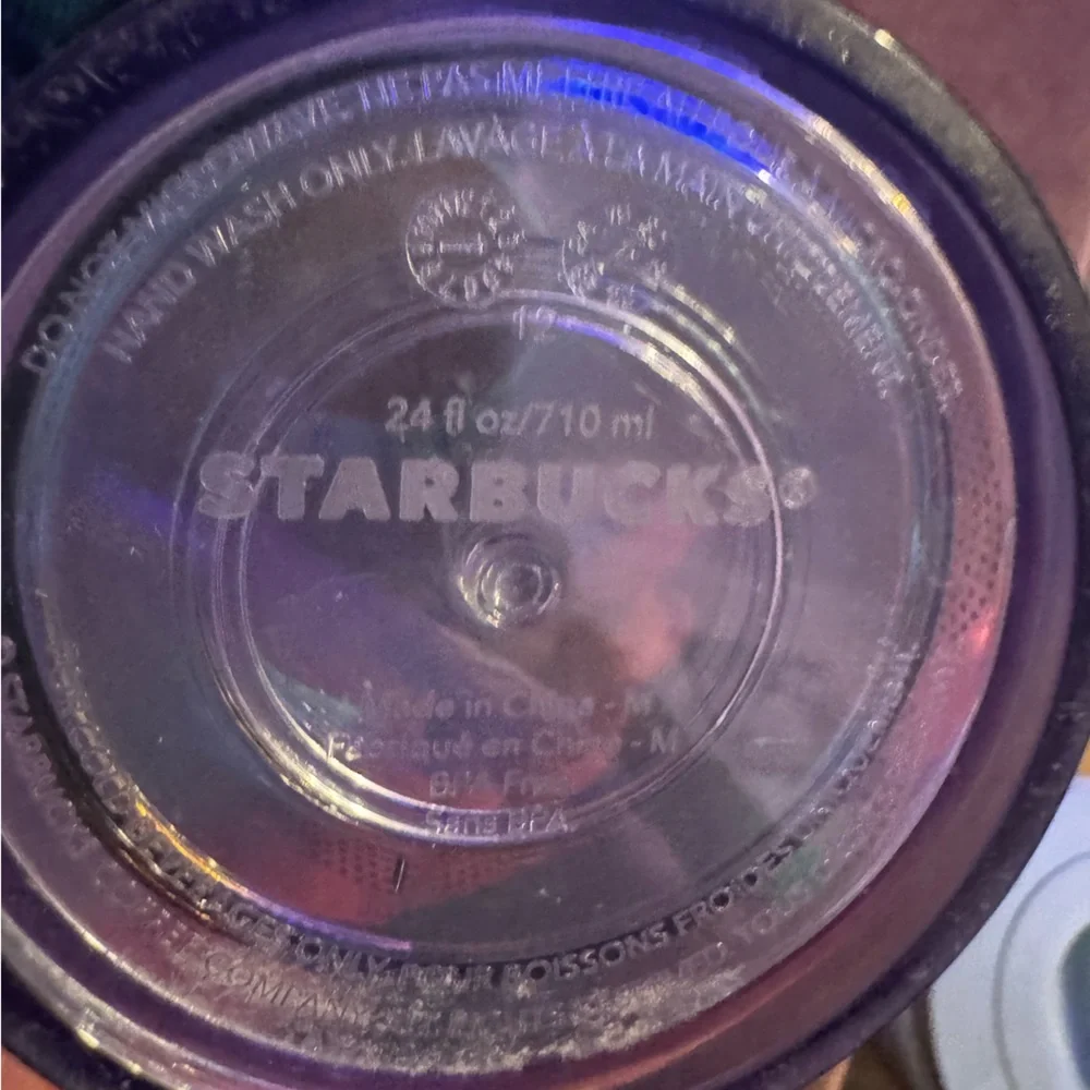 Starbucks Iridescent mermaid tumbler like new RARE